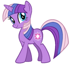 Size: 594x561 | Tagged: safe, artist:colossalstinker, color edit, twilight twinkle, g3, g4, g3 to g4, generation leap