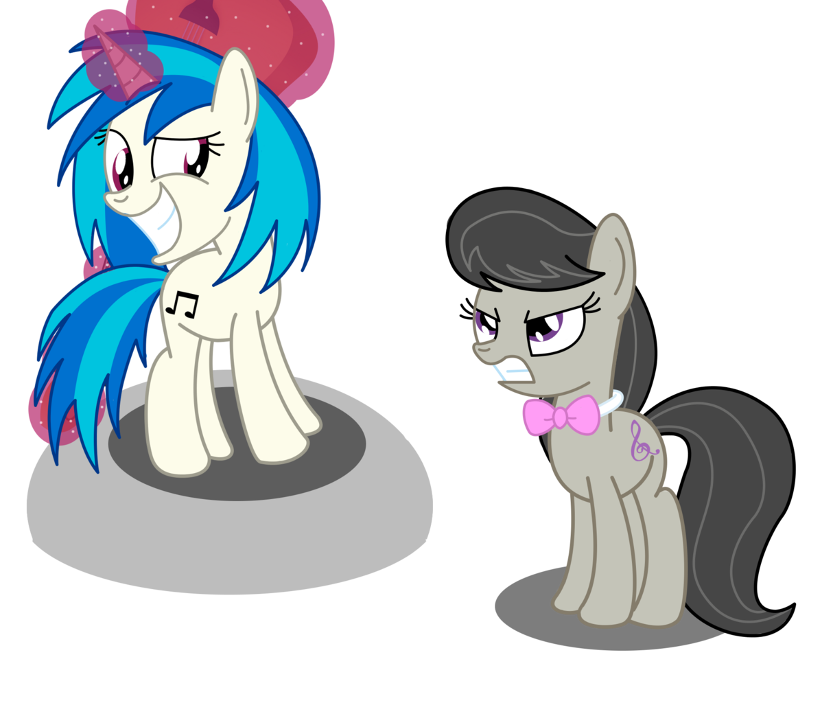 770048 Safe Artisthuskkies Dj Pon 3 Octavia Melody Vinyl Scratch Derpibooru