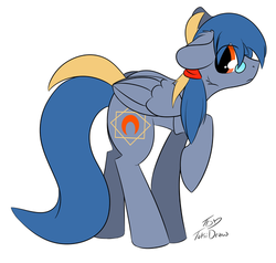 Size: 500x476 | Tagged: safe, artist:tokidraws, oc, oc only, pegasus, pony, glasses, solo