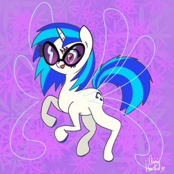 Size: 1280x1280 | Tagged: safe, artist:annehairball, dj pon-3, vinyl scratch, breezie, g4, 30 minute art challenge, breeziefied, female, solo, species swap