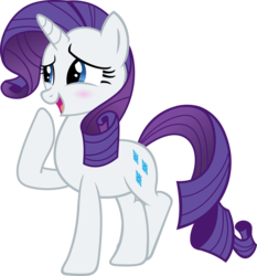 Size: 6000x6449 | Tagged: safe, artist:slb94, rarity, pony, unicorn, g4, simple ways, absurd resolution, blushing, female, simple background, solo, transparent background, vector