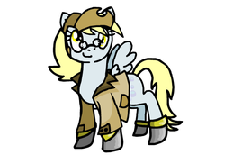 Size: 548x399 | Tagged: safe, artist:kyaokay, derpy hooves, pegasus, pony, g4, dressup game, female, glasses, mare, solo