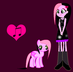 Size: 560x554 | Tagged: safe, artist:zoemelody, oc, oc only, oc:melody heart, equestria girls, g4, self ponidox, solo