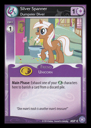 Size: 344x480 | Tagged: safe, enterplay, silver spanner, g4, my little pony collectible card game, the crystal games, card, ccg, solo