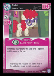 Size: 344x480 | Tagged: safe, enterplay, twist, g4, my little pony collectible card game, the crystal games, card, ccg, female, solo