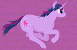 Size: 2768x1810 | Tagged: safe, artist:equum_amici, twilight sparkle, g4, female, running, solo, windswept mane