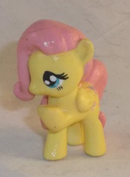 Size: 913x1241 | Tagged: safe, artist:gryphyn-bloodheart, fluttershy, pegasus, pony, g4, blind bag, customized toy, filly, irl, photo, toy