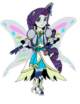 Size: 115x150 | Tagged: safe, artist:pokecure123, rarity, equestria girls, g4, cure generosity, female, magical girl, precure, solo
