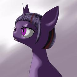 Size: 1000x1000 | Tagged: dead source, safe, artist:unousaya, twilight sparkle, g4, alternate hairstyle, female, solo