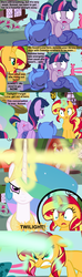 Size: 1120x3780 | Tagged: safe, artist:beavernator, princess celestia, princess luna, sunset shimmer, twilight sparkle, alicorn, pony, comic:end of a generation, g4, alternate ending, alternate universe, comic, crying, female, mare, twilight sparkle (alicorn)