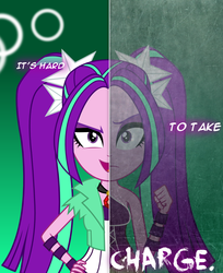 Size: 907x1111 | Tagged: safe, artist:mit-boy, aria blaze, two sided posters, equestria girls, g4, my little pony equestria girls: rainbow rocks, bare shoulders, sleeveless, two sides