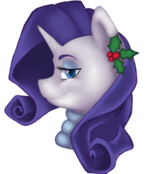 Size: 1280x1541 | Tagged: safe, artist:dunnowhattowrite, rarity, pony, unicorn, g4, christmas, female, solo, winter