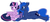 Size: 1234x537 | Tagged: safe, artist:lulubell, princess luna, twilight sparkle, oc, oc:moonlight eve, alicorn, pony, g4, accessory theft, female, foal, lesbian, magical lesbian spawn, mare, next generation, offspring, parent:princess luna, parent:twilight sparkle, parents:twiluna, prone, ship:twiluna, shipping, simple background, twilight sparkle (alicorn), white background