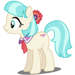 Size: 5000x5000 | Tagged: safe, artist:dashiesparkle, coco pommel, g4, rarity takes manehattan, absurd resolution, female, simple background, solo, transparent background, vector