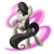 Size: 1056x1050 | Tagged: safe, artist:pepooni, octavia melody, earth pony, pony, g4, bowtie, butt, cute, female, lidded eyes, looking at you, plot, simple background, smiling, solo, tavibetes, transparent background