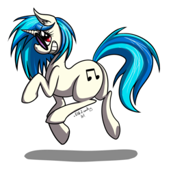 Size: 2500x2500 | Tagged: safe, artist:alittleofsomething, dj pon-3, vinyl scratch, g4, female, high res, red eyes, simple background, solo, transparent background