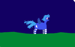 Size: 640x400 | Tagged: artist needed, safe, princess luna, g4, clothes, female, night, simple background, socks, solo