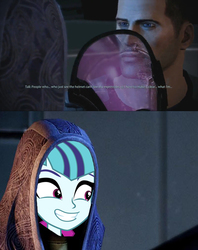 Size: 640x810 | Tagged: safe, sonata dusk, equestria girls, g4, my little pony equestria girls: rainbow rocks, commander shepard, mass effect, mass effect 2, meme, tali'zorah vas normandy