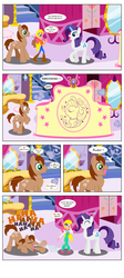 Size: 1024x2282 | Tagged: safe, artist:bbbhuey, megan williams, rarity, tj, g1, g4, clothes, comic, g1 movie to g1 series, g1 to g4, generation leap