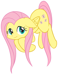 Size: 1024x1246 | Tagged: safe, artist:congee-painting, fluttershy, g4, female, solo