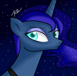 Size: 800x797 | Tagged: safe, artist:kayak94, princess luna, pony, g4, female, solo