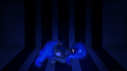 Size: 1920x1080 | Tagged: safe, artist:foxtail8000, artist:mithandir730, princess luna, alicorn, pony, g4, curled up, dark, eyes closed, female, mare, sleeping, solo, vector, wallpaper