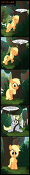 Size: 735x4156 | Tagged: safe, artist:toxic-mario, applejack, derpy hooves, g4, comic, filly, hide and seek, play, younger