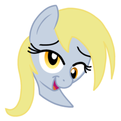 Size: 522x524 | Tagged: safe, artist:badgerben, artist:skullman777, edit, derpy hooves, pegasus, pony, g4, avatar, color, female, mare