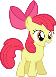 Size: 3523x4865 | Tagged: safe, artist:lilcinnamon, apple bloom, g4, absurd resolution, female, simple background, solo, transparent background, vector