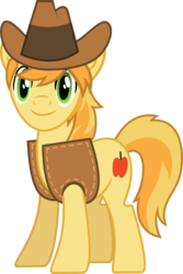 Size: 669x1000 | Tagged: safe, artist:floppychiptunes, braeburn, earth pony, pony, g4, looking at you, male, simple background, solo, stallion, transparent background, vector