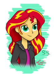 Size: 2650x3800 | Tagged: safe, artist:lisan1997, sunset shimmer, equestria girls, g4, my little pony equestria girls: rainbow rocks, female, high res, solo