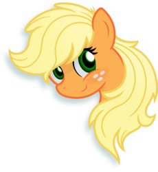 Size: 3223x3500 | Tagged: safe, artist:godoffury, applejack, g4, female, high res, portrait, simple background, solo, transparent background