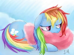 Size: 960x717 | Tagged: safe, artist:dashy21, rainbow dash, pony, g4, female, solo