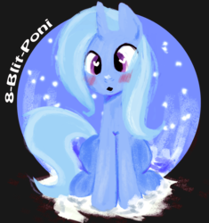 Size: 1476x1568 | Tagged: safe, artist:8-blit-poni, trixie, pony, unicorn, g4, black background, blushing, female, heart eyes, mare, simple background, solo, wingding eyes