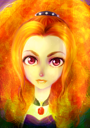 Size: 2893x4092 | Tagged: safe, artist:chameleostar, adagio dazzle, equestria girls, g4, my little pony equestria girls: rainbow rocks, big eyes, female, realistic, solo