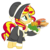 Size: 900x900 | Tagged: safe, artist:pixelkitties, sunset shimmer, pony, unicorn, g4, apple, bonnet, cheese, clothes, dress, female, food, maid, olive, pie, pilgrim outfit, simple background, solo, thanksgiving, transparent background, vector