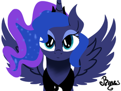 Size: 1024x768 | Tagged: safe, artist:nothin-but-my-bones, princess luna, lunadoodle, g4, female, solo