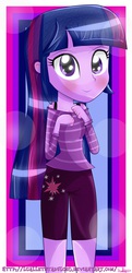 Size: 2500x5173 | Tagged: safe, artist:vixelzf, twilight sparkle, equestria girls, g4, female, solo