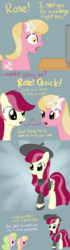 Size: 650x2316 | Tagged: safe, artist:why485, daisy, flower wishes, lily, lily valley, roseluck, ask the flower trio, g4, ask, beret, clothes, comic, female, flower trio, hat, sweater, trio, trio female, tumblr