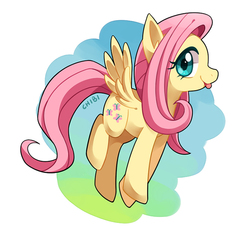 Size: 679x630 | Tagged: safe, artist:tomato mameta, fluttershy, g4, :p, female, looking at you, solo, tongue out