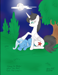 Size: 612x792 | Tagged: safe, artist:minalhan, artist:rawbysword, trixie, oc, oc:eaststern, oc:princess eaststern, alicorn, pony, g4, alicorn oc, drawing