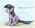 Size: 500x395 | Tagged: safe, artist:el-yeguero, twilight sparkle, alicorn, pony, g4, female, looking at you, mare, sitting, smiling, solo, twilight sparkle (alicorn)