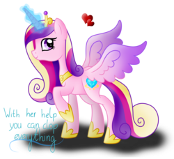 Size: 3202x2920 | Tagged: safe, artist:dianlie, princess cadance, g4, female, heart, high res, simple background, solo, transparent background