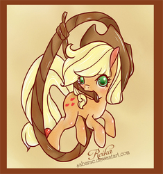 Size: 550x585 | Tagged: safe, artist:sabarae, applejack, earth pony, pony, g4, female, solo