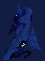 Size: 3000x4067 | Tagged: safe, artist:abi2sweet, princess luna, g4, both cutie marks, eyes closed, female, solo