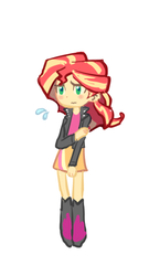 Size: 300x556 | Tagged: safe, artist:baekgup, sunset shimmer, equestria girls, g4, my little pony equestria girls: rainbow rocks, female, solo