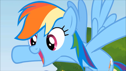 Size: 1920x1080 | Tagged: safe, screencap, rainbow dash, g4, rainbow falls, season 4, female, solo