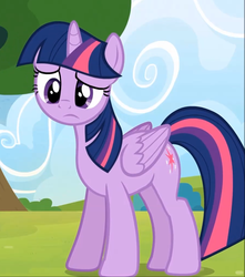 Size: 901x1017 | Tagged: safe, screencap, twilight sparkle, alicorn, pony, g4, rainbow falls, season 4, female, folded wings, mare, solo, twilight sparkle (alicorn), wings