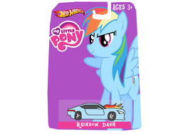 Size: 1300x975 | Tagged: safe, artist:rainbow-dash-2014, rainbow dash, g4, car, diecast, hot wheels