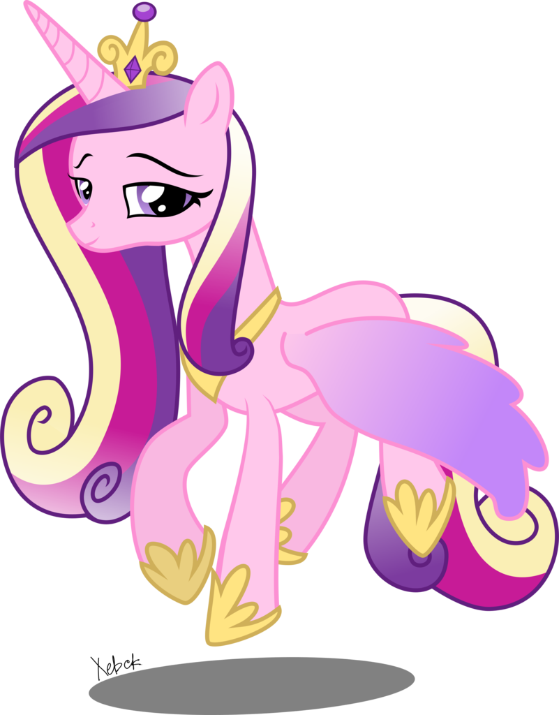 Safe Artist Xebck Princess Cadance Alicorn Pony G Three S A Crowd Female